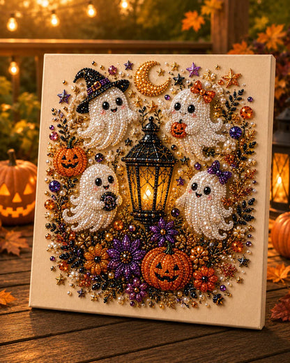 Pearl Art DIY Kit – Turn Tiny Pearls into Spooky-Cute Magic
