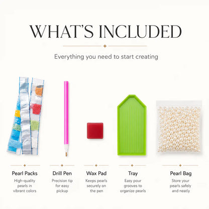 Pearl Art DIY Kit – Turn Tiny Pearls into Spooky-Cute Magic