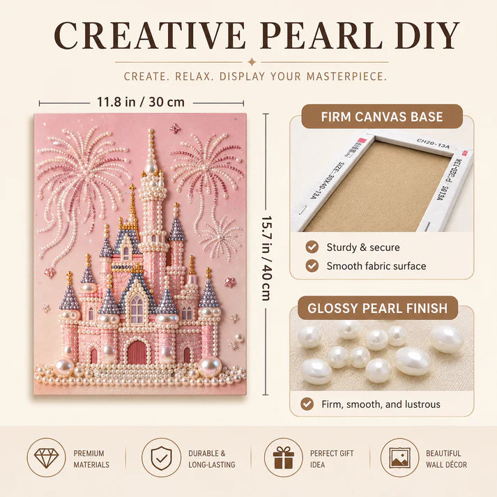 Pearl Art DIY Kit – Turn Tiny Pearls into Spooky-Cute Magic