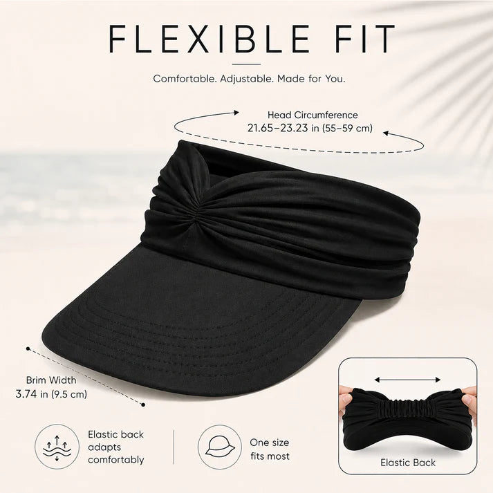 Women's UPF 50+ UV Protection Sun Visor Hat