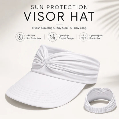 Women's UPF 50+ UV Protection Sun Visor Hat