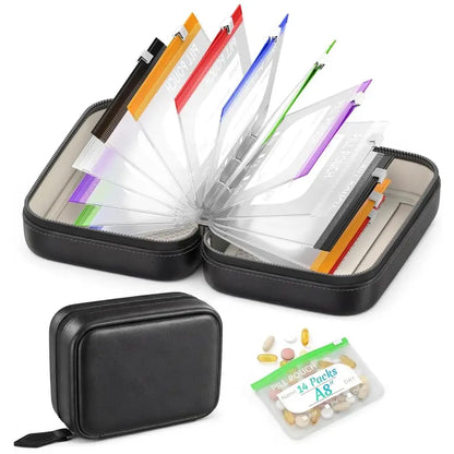 Waterproof Pill Pouch Set- 14Pcs Bags Inside
