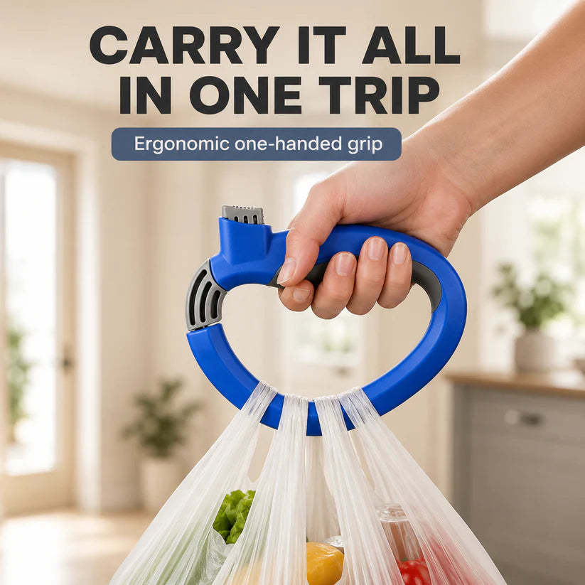 🛒 Grocery Bag Carrier Holder