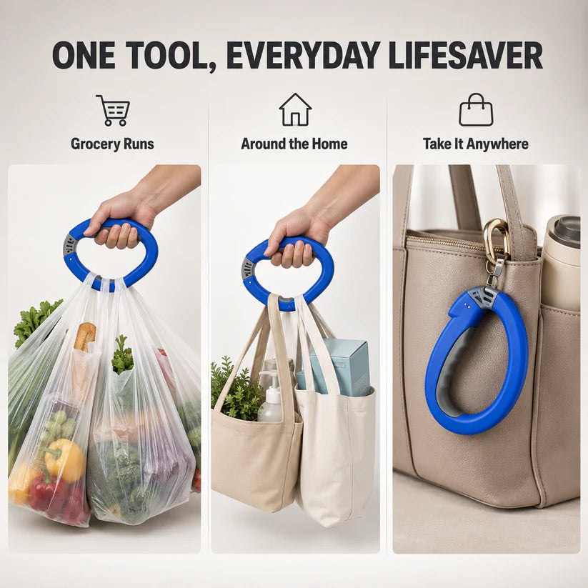 🛒 Grocery Bag Carrier Holder