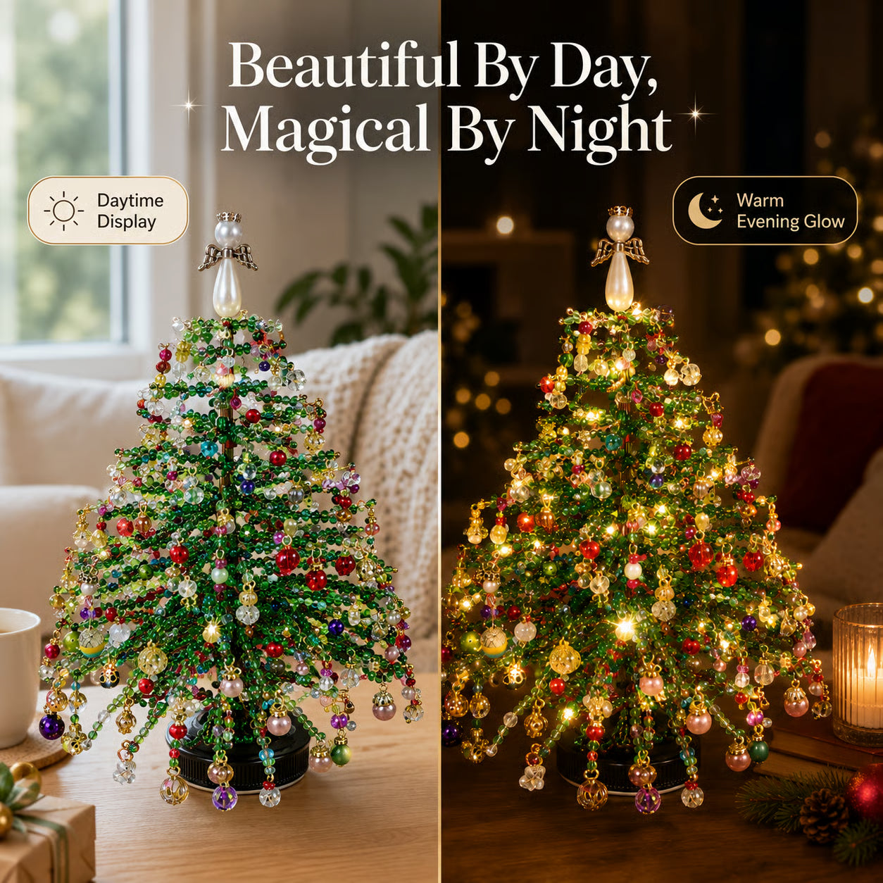 🎄 DIY Beaded Christmas Tree Kit