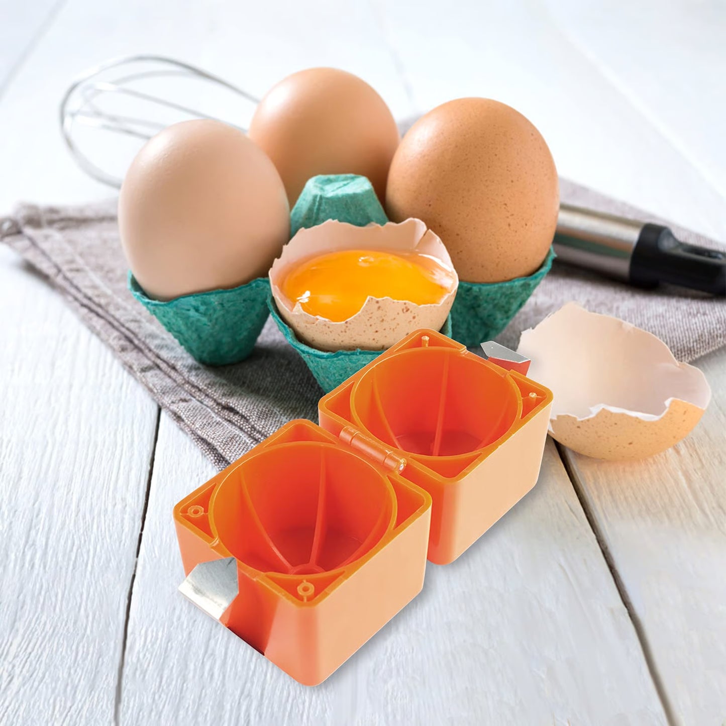 🍳 Quick Egg Cracker Tool – Open Hundreds Of Eggs Faster & Cleaner