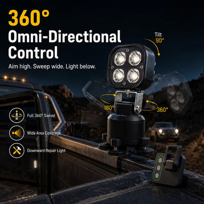 🏕️ Omni-Directional Magnetic LED Pod Light
