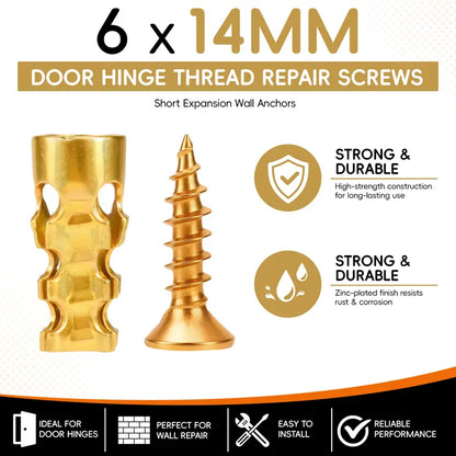 🔩 6×14mm Short Expansion Screw Set
