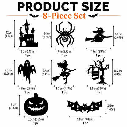 🎃 Halloween LED Silhouette Wall Stickers