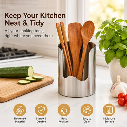 Stainless Steel Utensil Holder