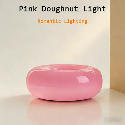 🍩 Cute Doughnut LED Night Lamp
