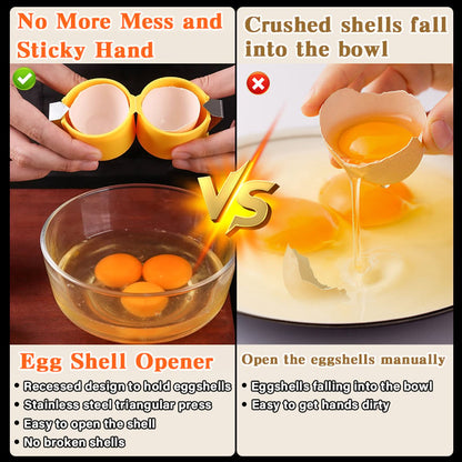 🍳 Quick Egg Cracker Tool – Open Hundreds Of Eggs Faster & Cleaner