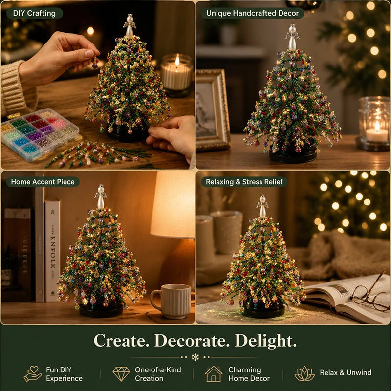 🎄 DIY Beaded Christmas Tree Kit