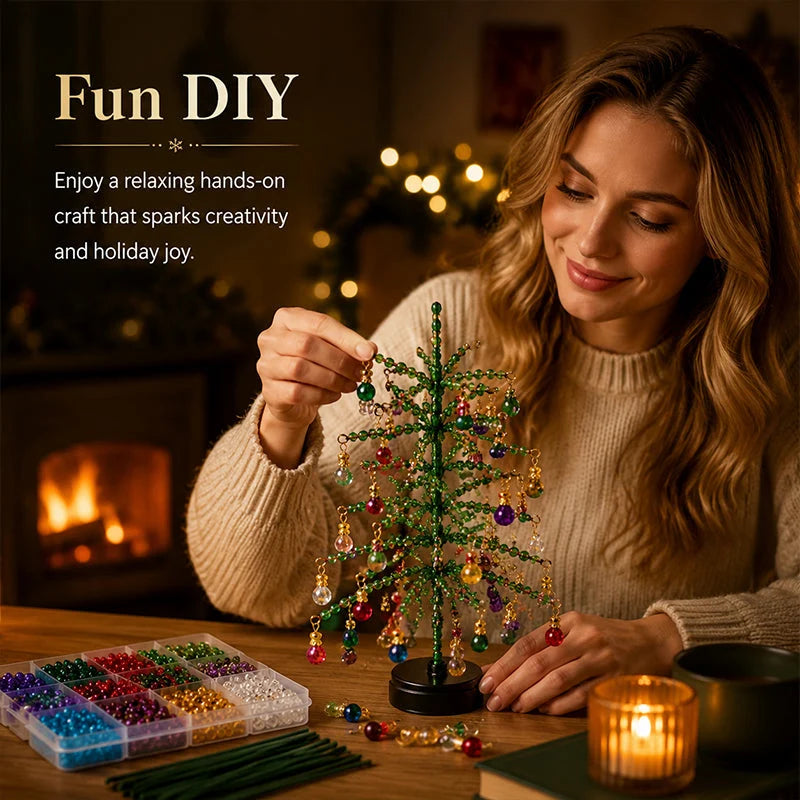 🎄 DIY Beaded Christmas Tree Kit