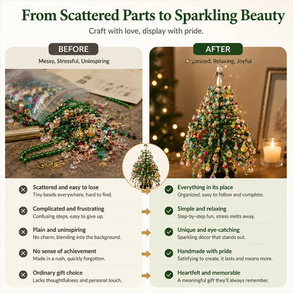 🎄 DIY Beaded Christmas Tree Kit