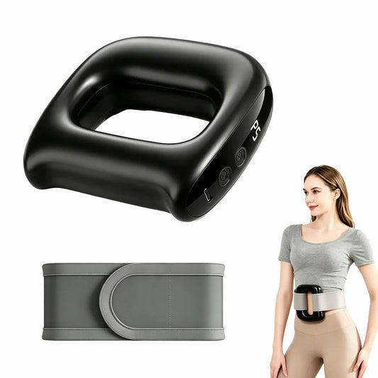 Portable Wireless Full Body Massager with Heat, Adjustable Speed Deep Tissue Percussion Massager for Back Waist