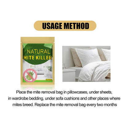 Natural Mite Control Sachet-Plant-based, non-toxic & safe around kids & pets