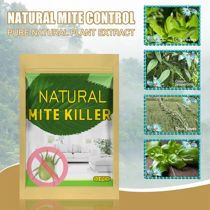 Natural Mite Control Sachet-Plant-based, non-toxic & safe around kids & pets