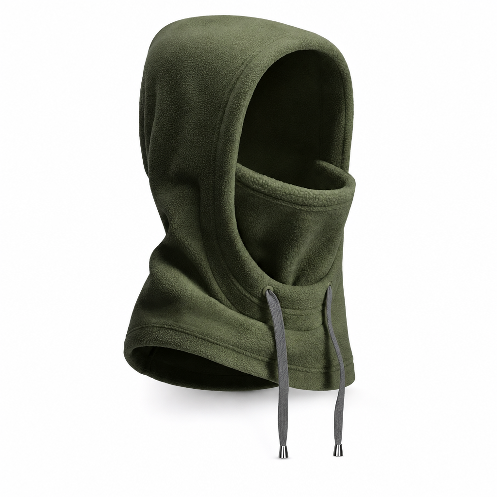 3-in-1 Winter Balaclava – windproof fleece covers head, neck, face & ears. 🛡️💪