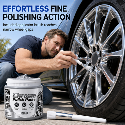 Chrome Polish Paste for a Brilliant, Mirror-Like Shine ✨
