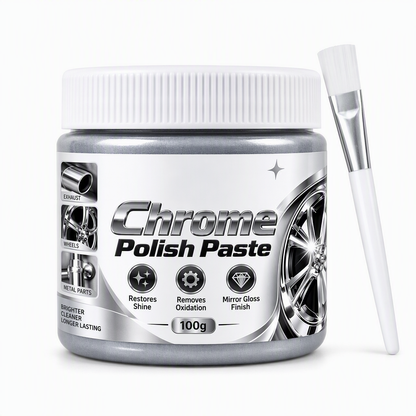 Chrome Polish Paste for a Brilliant, Mirror-Like Shine ✨